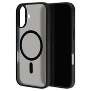 iPhone 17用 ハイブリッドケース RHINOX 衝撃吸収 MIL規格 磁力充電 ブラック フロストブラック 表面硬度2H 8889IP5AHAMBKFB