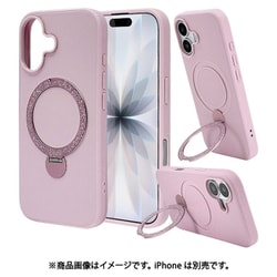 iPhone 17用 ハイブリッドケース ZEROSAFE Shaft TPU＋PC PU 磁力充電 回転スタンド パープル 8903IP5AZSPU