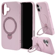 iPhone 17用 ハイブリッドケース ZEROSAFE Shaft TPU＋PC PU 磁力充電 回転スタンド パープル 8903IP5AZSPU