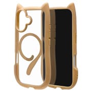 iPhone 17用 ハイブリッドケース 猫耳 衝撃吸収 TPU＋PC かわいい 磁力充電対応 MIL規格 トープ 9166IP5AHPMTA