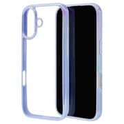 iPhone 17用 ハイブリッドケース aurora 衝撃吸収 TPU＋PC オーロラフレーム パープル×クリア 8917IP5AHPPU