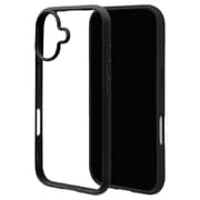 iPhone 17用 ハイブリッドケース FLEXGUARD 衝撃吸収 TPU＋PC ブラック×クリア 8919IP5AHPBK