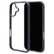 iPhone 17用 ハイブリッドケース FLEXGUARD 衝撃吸収 TPU＋PC ネイビー×クリア 8920IP5AHPNV