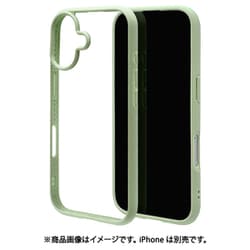 iPhone 17用 ハイブリッドケース FLEXGUARD 衝撃吸収 TPU＋PC グリーン×クリア 8921IP5AHPGR