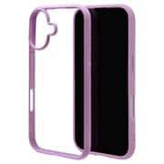 iPhone 17用 ハイブリッドケース FLEXGUARD 衝撃吸収 TPU＋PC パープル×クリア 8922IP5AHPPU