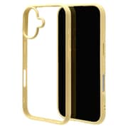iPhone 17用 ハイブリッドケース FLEXGUARD 衝撃吸収 TPU＋PC イエロー×クリア 8923IP5AHPYL