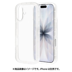 iPhone 17用 ソフトケース TPU Fluffy Shape 衝撃吸収 ホワイト 8927IP5ATPWH