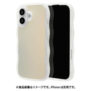 iPhone 17用 ハイブリッドケース MY.DECOR 衝撃吸収 wave ホログラム クリア 8955IP5AHPCL