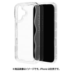 iPhone 17用 TPUケース MY.DECOR 衝撃吸収 inside wave クリア 8957IP5ATPCL