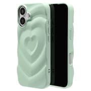 iPhone 17用 TPUケース MY.DECOR 衝撃吸収 ハート wave ミント 8965IP5ATPMT
