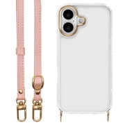 iPhone 17用 ハイブリッドケース iLBe ショルダーストラップ付き ピンク 8972IP5AHPPK