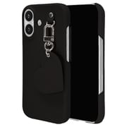 iPhone 17用 ハードケース iLBe キーリングハンガー付き ブラック 8976IP5APCBK
