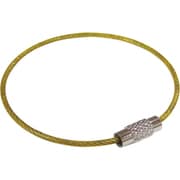 ビニコートキーワイヤー 黄 160mm 100個入り SKE-101V-YE
