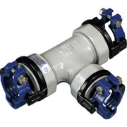 塩ビ管用継手 SKXナット付チーズV50×V50 SKX-NT-V50XV50