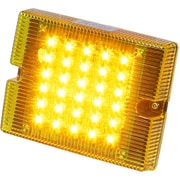 LEDシグナルランプ 黄色LEDタイプ 点滅発光仕様 24V SLEK24YT1