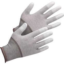 静電気拡散性手袋（指先コート）SPU-131CN SS 10双入 SPU131CN-SS