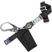 胴ベルト型墜落制止用器具（巻取タイプ）ロック機構付き ロックリトラ 黒 Mサイズ 幅50MM×長さ1200MM ワンタッチバックル仕様 TB-LRN-OT599-BLK-M-JAN-BP