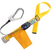胴ベルト型墜落制止用器具（巻取タイプ）ロック機構なし リトライト 黄 Lサイズ 幅50MM×長さ1400MM TB-RL-593-Y-L-BP