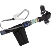 胴ベルト型墜落制止用器具（巻取タイプ）ロック機構なし リトライト 黒 Lサイズ 幅50MM×長さ1400MM ワンタッチバックル仕様 TB-RL-OT593-BLK-L-BP