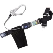 胴ベルト型墜落制止用器具（巻取タイプ）ロック機構なし リトラ 黒 Lサイズ 幅50MM×長さ1400MM ワンタッチバックル仕様 TB-RN-OT590-BLK-L-JAN-BX
