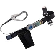 胴ベルト型墜落制止用器具（巻取タイプ）ロック機構付き 2WAYリトライト 黒 Sサイズ 幅50MM×長さ1100MM ワンタッチバックル仕様 TB-TRL-OT593-BLK-S-JAN-BX