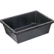 トラ舟75L ブラック（角型・再生原料使用） PSB80-BK