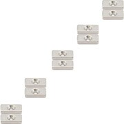 まとめ買い ネオジム角形磁石 皿ねじ穴付 20mm×10mm×4mm M3 10個入 T20K04-M3-10P