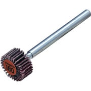 セラミックフラップホイール 軸径3mm ＃180 外径10×幅5×軸長30（10個入） TCF1005-CE-180