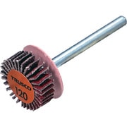 セラミックフラップホイール 軸径3mm ＃120 外径15×幅5×軸長30（10個入） TCF1505-CE-120