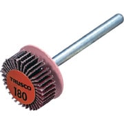 セラミックフラップホイール 軸径3mm ＃180 外径15×幅5×軸長30（10個入） TCF1505-CE-180