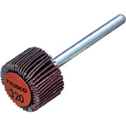 セラミックフラップホイール 軸径3mm ＃320 外径15×幅10×軸長30（10個入） TCF1510-CE-320
