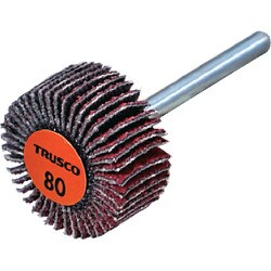 セラミックフラップホイール 軸径3mm ＃80 外径20×幅10×軸長30（10個入） TCF2010-CE-80