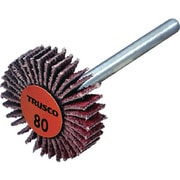 セラミックフラップホイール 軸径3mm ＃80 外径25×幅5×軸長30（10個入） TCF2505-CE-80