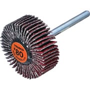 セラミックフラップホイール 軸径3mm ＃80 外径25×幅10×軸長30（10個入） TCF2510-CE-80