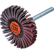 セラミックフラップホイール 軸径3mm ＃320 外径30×幅5×軸長30（10個入） TCF3005-CE-320