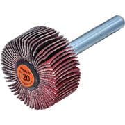 セラミックフラップホイール 軸径6mm ＃120 外径30×幅15×軸長40（5個入） TCF3015-CE-120