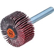 セラミックフラップホイール 軸径6mm #80 外径30×幅15×軸長40(5個入) TCF3015-CE-80