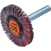 セラミックフラップホイール 軸径6mm #120 外径40×幅5×軸長40(5個入) TCF4005-CE-120