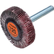 セラミックフラップホイール 軸径6mm #120 外径40×幅10×軸長40(5個入) TCF4010-CE-120