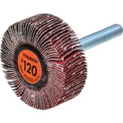セラミックフラップホイール 軸径6mm #120 外径40×幅15×軸長40(5個入) TCF4015-CE-120