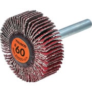 セラミックフラップホイール 軸径6mm #60 外径40×幅15×軸長40(5個入) TCF4015-CE-60