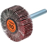 セラミックフラップホイール 軸径6mm #80 外径40×幅15×軸長40(5個入) TCF4015-CE-80