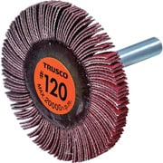 セラミックフラップホイール 軸径6mm #120 外径50×幅5×軸長40(5個入) TCF5005-CE-120