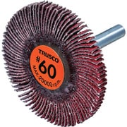 セラミックフラップホイール 軸径6mm #60 外径50×幅5×軸長40(5個入) TCF5005-CE-60