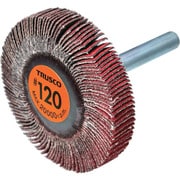 セラミックフラップホイール 軸径6mm #120 外径50×幅10×軸長40(5個入) TCF5010-CE-120