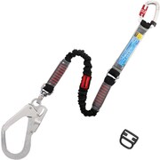 フルハーネス用ランヤード シングルランヤード 伸縮式ノビロン(BK)LY1300mm THLNV93SV21KSBKLY130R23JANBX