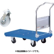 プラスチック台車 Pシリーズ タイプPA 折りたたみハンドル式 悪路用キャスター（エアータイヤ）仕様 W905×D605 UPA-LSC-AP180