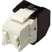 RJ45モジュラージャック ツールレスタイプ Cat5e 白 VOL-OCK5E-UTP