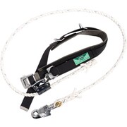 ワークポジショニング用器具 柱上安全帯 FCー22 黒 Mサイズ ロープ下側通過タイプ WP-FC-22-BLK-M-JAN-BP