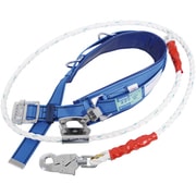 ワークポジショニング用器具 柱上安全帯 FC-22-W 青 Lサイズ ロープ下側通過タイプ WP-FC-22-W-BL5-L-JAN-BX